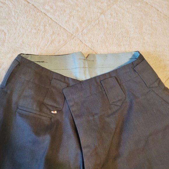 Men's Gray Riding Pants - Picture 7 of 14